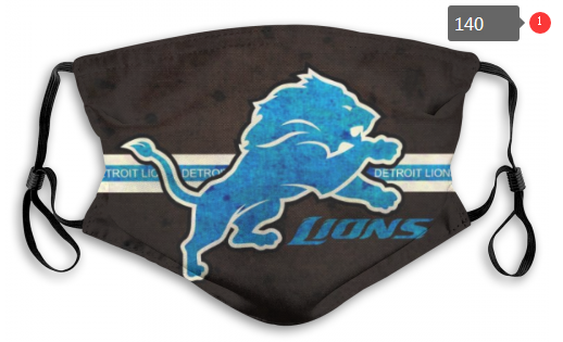 NFL Detroit Lions #5 Dust mask with filter->nfl dust mask->Sports Accessory